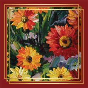 CELEBRATION BOUQET - SILK SCARF