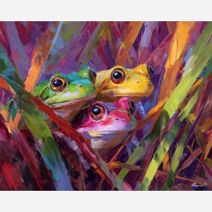 soft, view, dog close up, spring animal, wildlife portrait, animal face, palette knife, oil painting, impasto, textured surface, expressive animal, modern wildlife art, spring colors, painterly portrait, seasonal art, nature, close crop