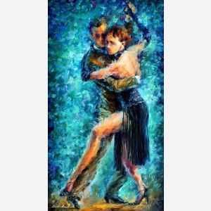 Black canvas paintings