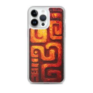 SILVER SPIRAL - iPhone 14 Pro Max Clear case for iPhone®