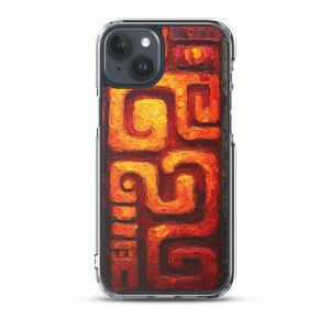 SILVER SPIRAL - iPhone 15 Plus Clear case for iPhone®