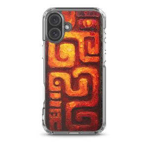 SILVER SPIRAL - iPhone 16 Plus Clear case for iPhone®