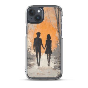 SOFT RESTING PAIR B&W - iPhone 15 Plus Clear case for iPhone®