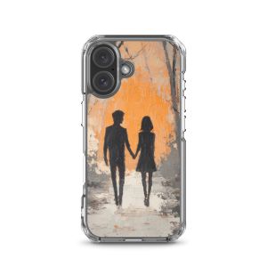 SOFT RESTING PAIR B&W - iPhone 16 Clear case for iPhone®