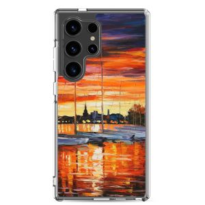 HELSINKI - SAILBOATS AT THE YACHT CLUB - Samsung Galaxy S24 Ultra phone case