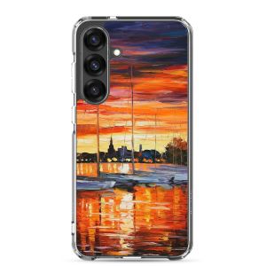 HELSINKI   SAILBOATS AT THE YACHT CLUB - Samsung Galaxy S25 Plus phone case